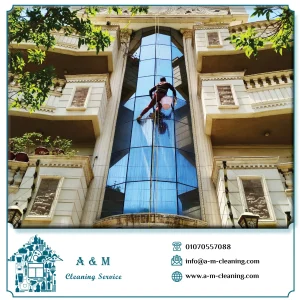 تنظيف واجهات المباني - تنظيف الواجهات الزجاجية - تنظيف الواجهات الخارجية